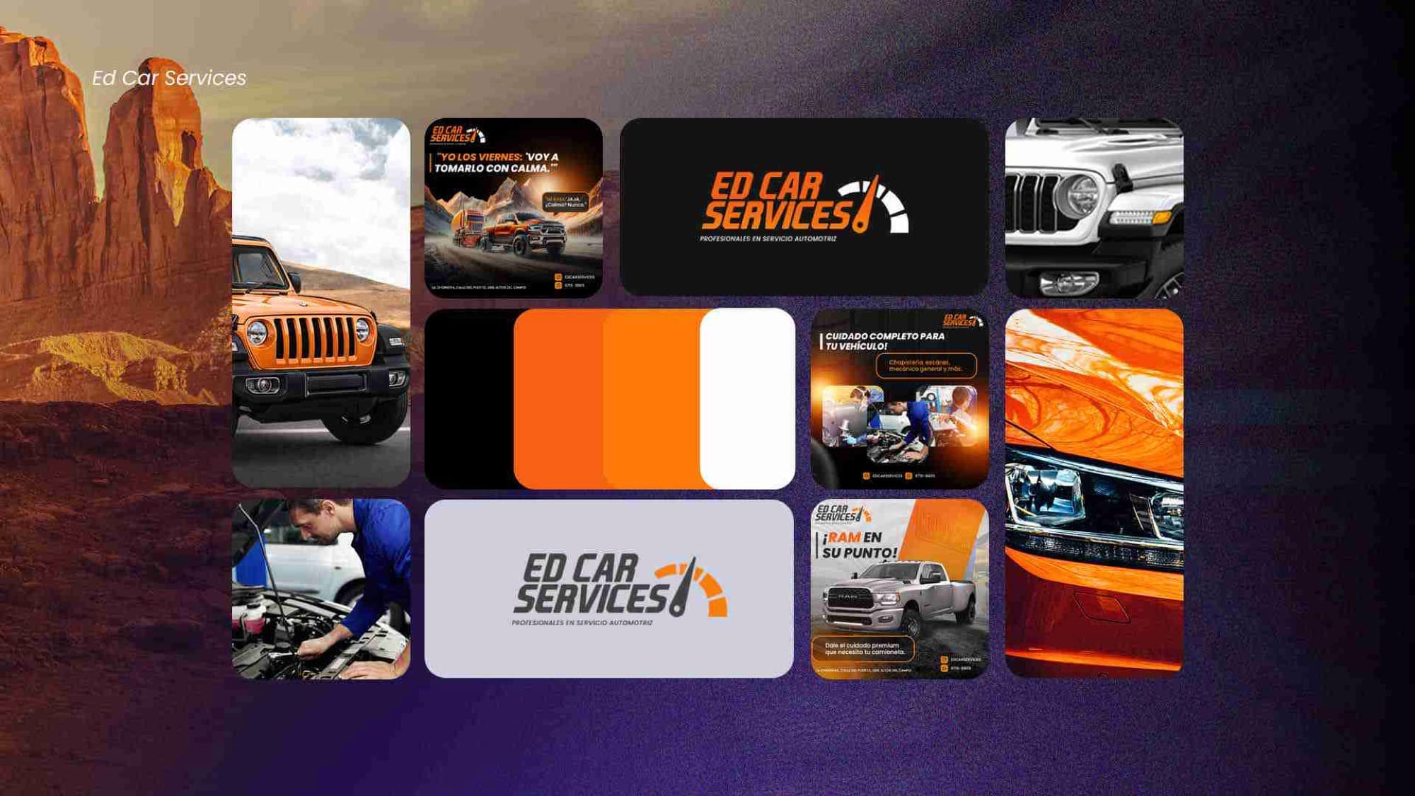 Ed Car Services — Automotive services with a strong identity