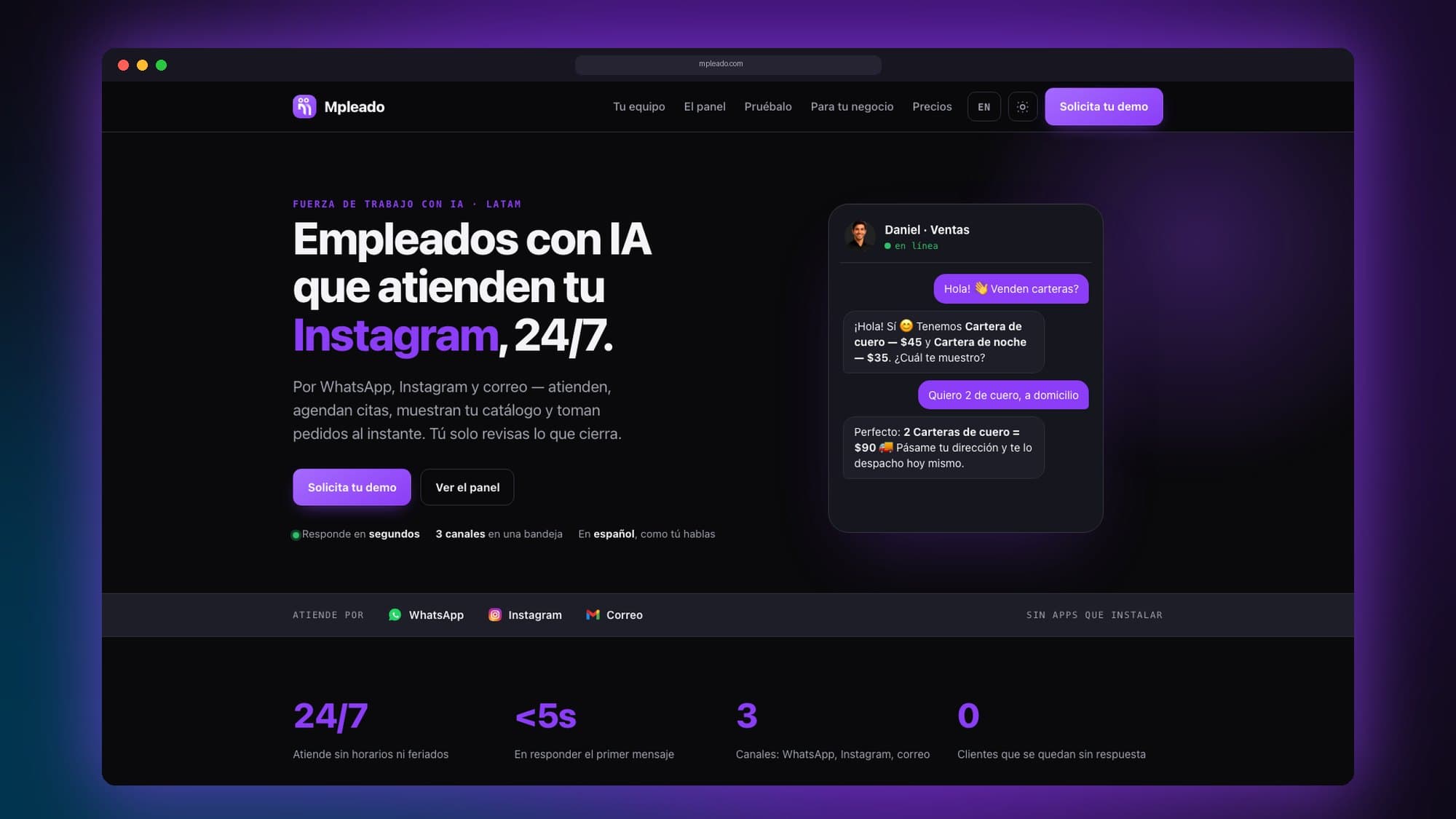 Mpleado — AI employees for LatAm businesses
